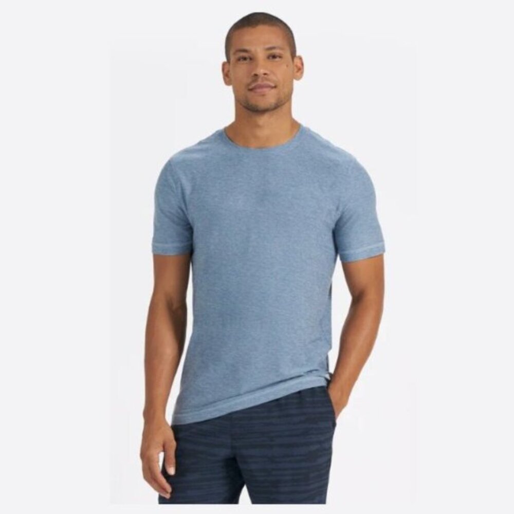 VUORI Men's Large Strato Athletic Fit Short Sleeve Tech Performance Tee T-Shirt